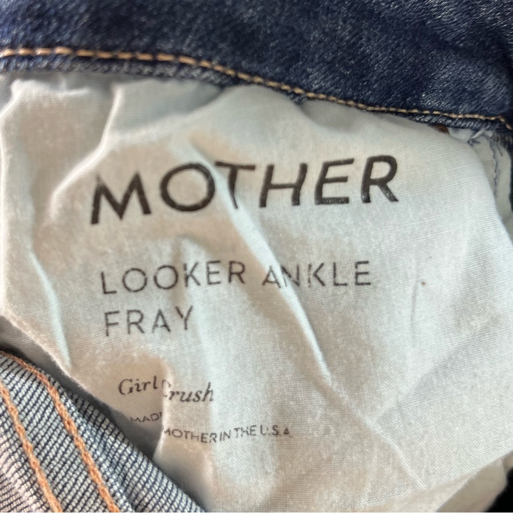 Mother Jeans Looker Ankle Fray Sz 28 - Picture 6 of 6